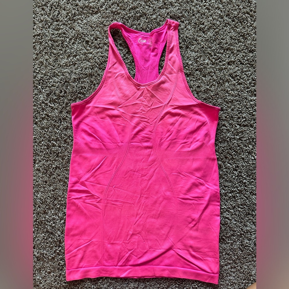 Zyia pink copper charged tank